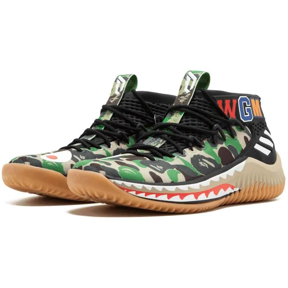 BAPE x adidas Dame 4 "Green Camo"