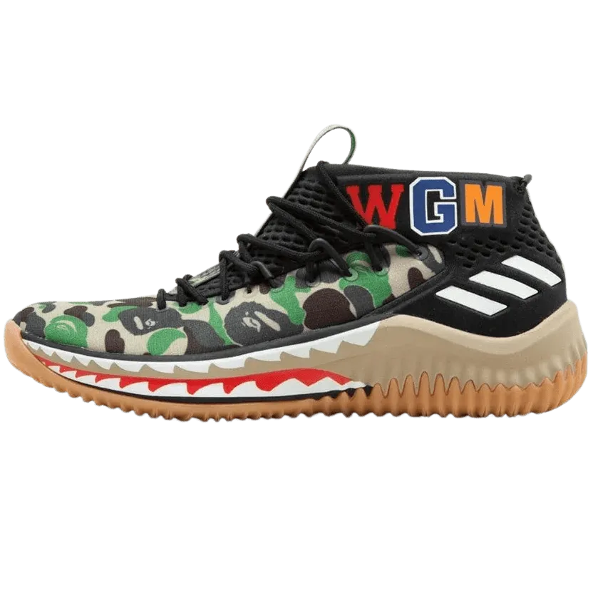 BAPE x adidas Dame 4 "Green Camo"
