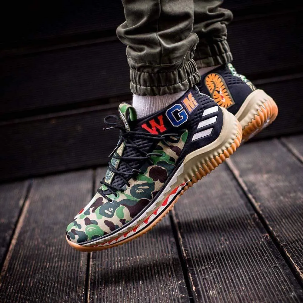 BAPE x adidas Dame 4 "Green Camo"
