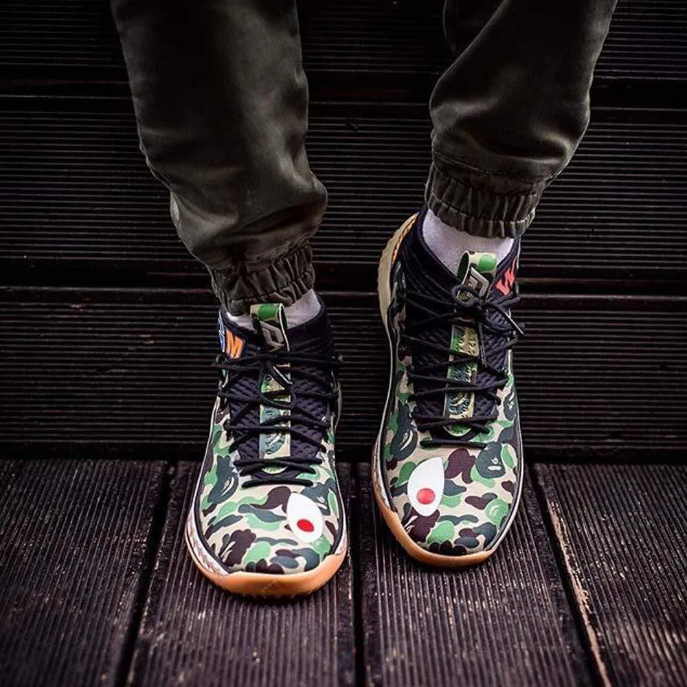 BAPE x adidas Dame 4 "Green Camo"