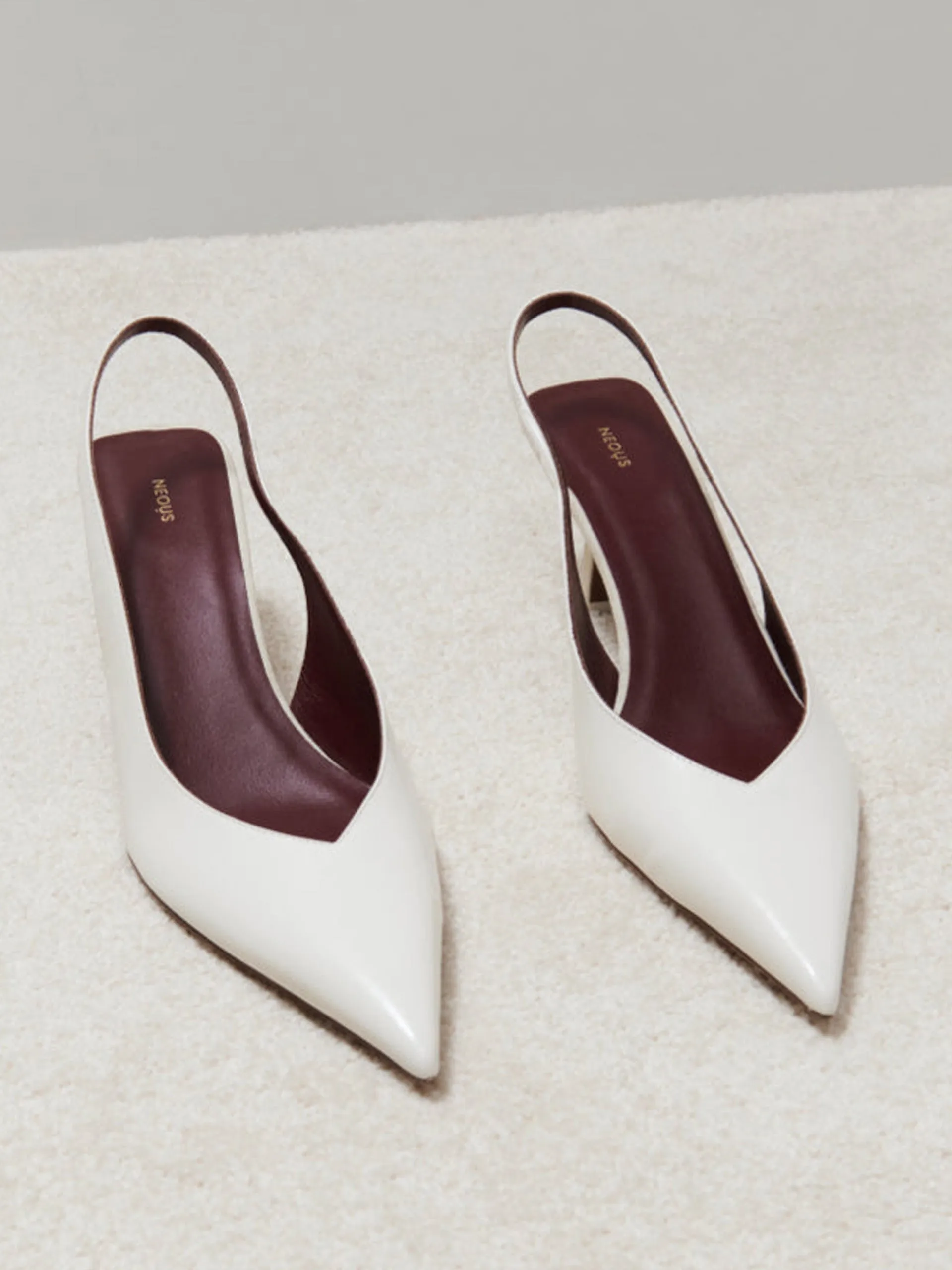 Cream Moriah heels