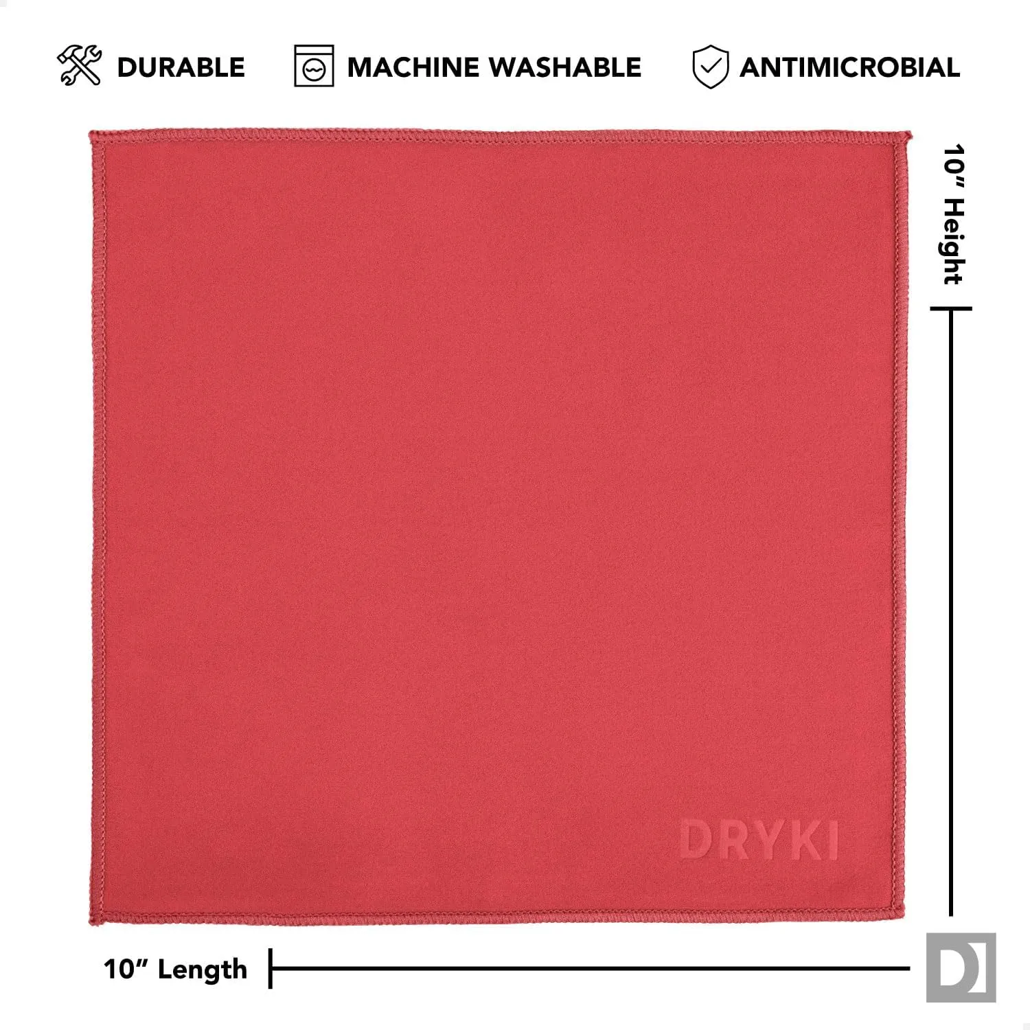 Sweat Absorbing Handkerchiefs - The Original Quick-Dry Microfiber Sweat Rags & Towels for Face, Hands, & Body - Perfect for Gym, Sports, and Work (Desert: 5 Pack)