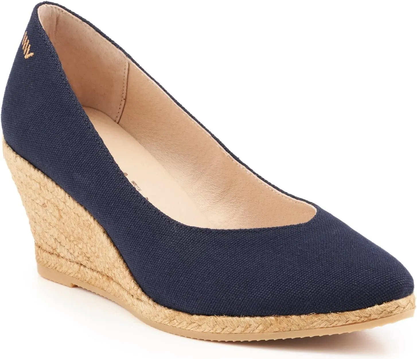 VISCATA Roses Espadrille Canvas Wedges Spain Handmade 2  Heel Woman Wedge Pumps with Organic Cotton Canvas and 100% Natural Jute Midsole for All Occasions: Casual, Work, Party