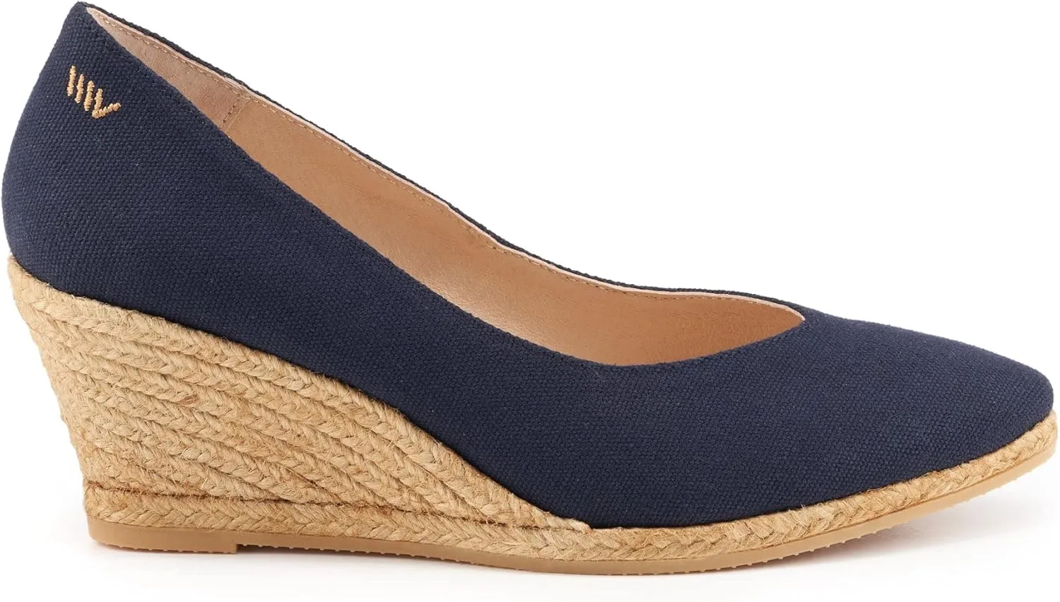 VISCATA Roses Espadrille Canvas Wedges Spain Handmade 2  Heel Woman Wedge Pumps with Organic Cotton Canvas and 100% Natural Jute Midsole for All Occasions: Casual, Work, Party