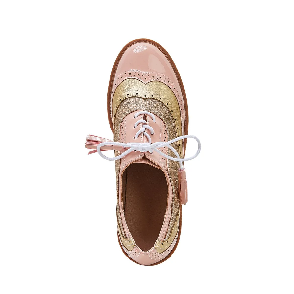 Women Vintage Oxford Brogues Shoes