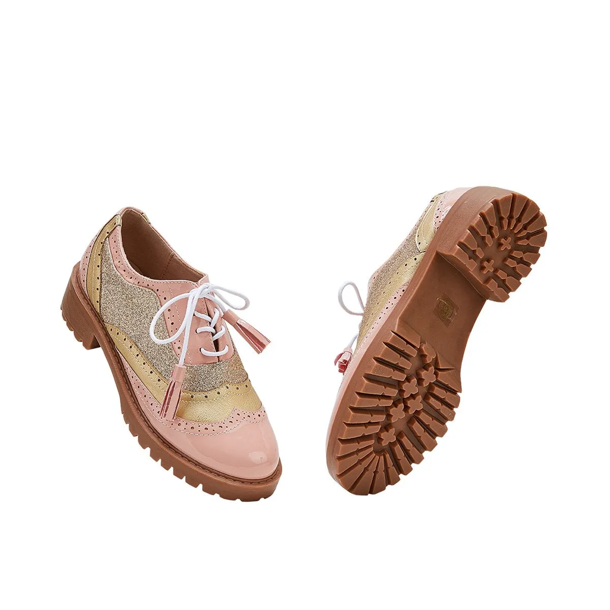 Women Vintage Oxford Brogues Shoes