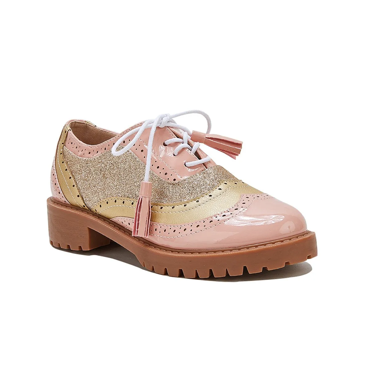 Women Vintage Oxford Brogues Shoes